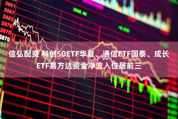 信弘配资 科创50ETF华夏、通信ETF国泰、成长ETF易方达资金净流入位居前三