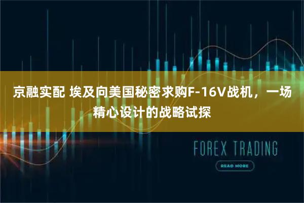 京融实配 埃及向美国秘密求购F-16V战机，一场精心设计的战略试探